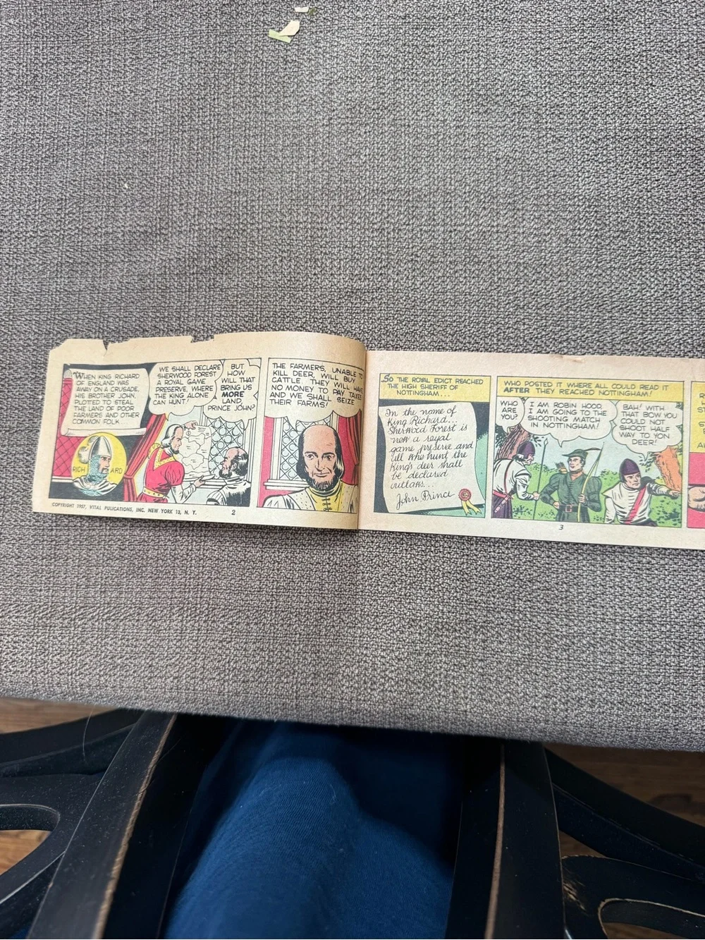 Strange Tales of Robin Hood Vintage Promo- Green, Yellow, Red